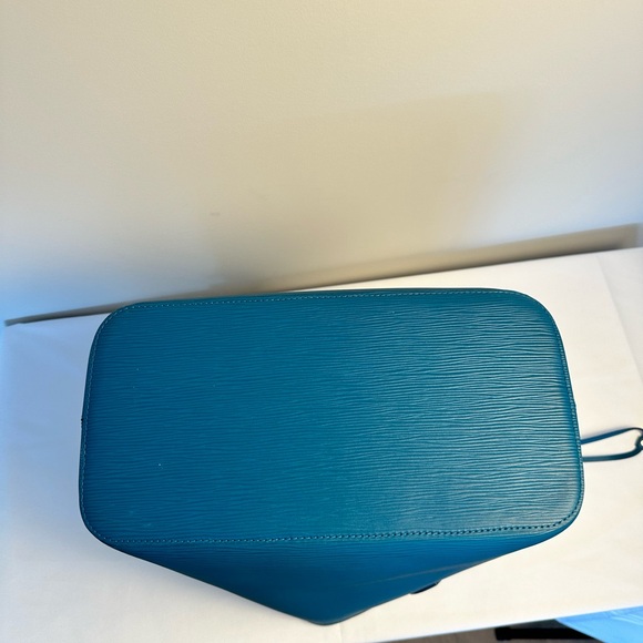 Louis Vuitton neverfull MM teal blue in epi leather. - Picture 12 of 13